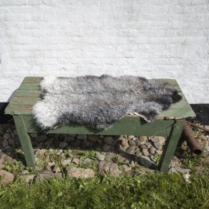 Thy Lam skind, brunt, grt og hvidt unika