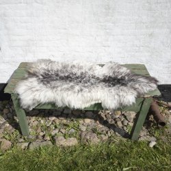 Thy Lam skind, hvid med sorte striber, " Her kommer jeg"