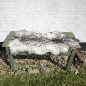 Thy Lam skind, hvid med sorte striber, 