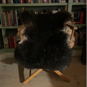 Thy Lam skind, mrkgr/hvid