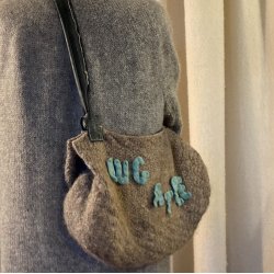 Taske, uld, hug a tree