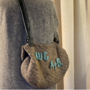 Taske, uld, hug a tree