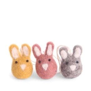 Sm sde kaniner, - med ophng, pris pr. stk