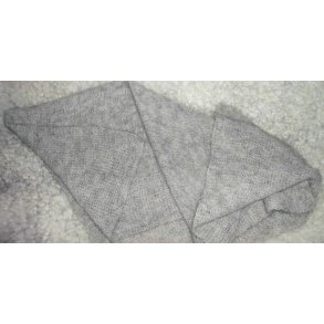 Barnevognst�ppe, firkantet strikket