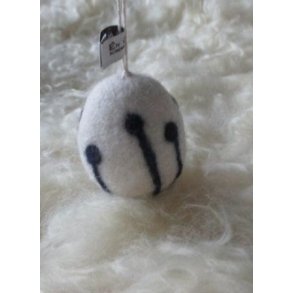 g med marineblt mnster, ca. 6 cm hj