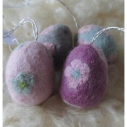 g lys rosa med fin blomst i pastel, 6 cm hj