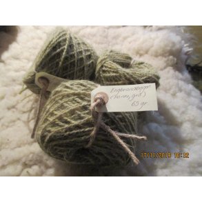 Plantefarvet kologisk Thy Lam Hannegarn, engbrandbger, hvis 60g