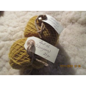 Plantefarvet 1 tr. Thy Lam kologisk vvegarn, rd el, hvis 40g