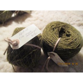 Plantefarvet 1 tr. gr Thy Lam kologisk lammeuld, farvet med rd el, hvis 50g