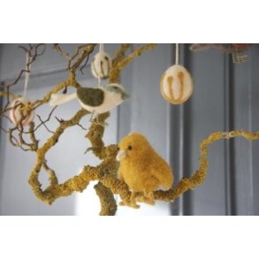 Kylling, lille okkergul - med ophng