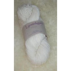 Thy Lam uldgarn, lynstrik, rhvid, ufarvet