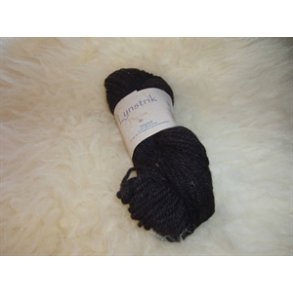 Thy Lam uldgarn, lynstrik, brun/sort