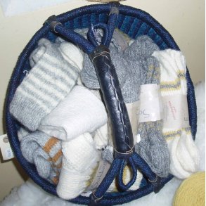 Hndstikkede sokker, strrelse 36-40