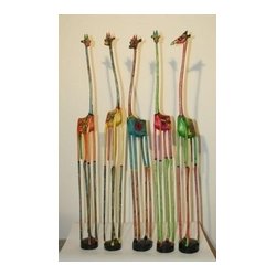 Giraf af tr, 1 meter hj