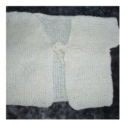 Baby-vestebluse, lysgr�, Anna Design